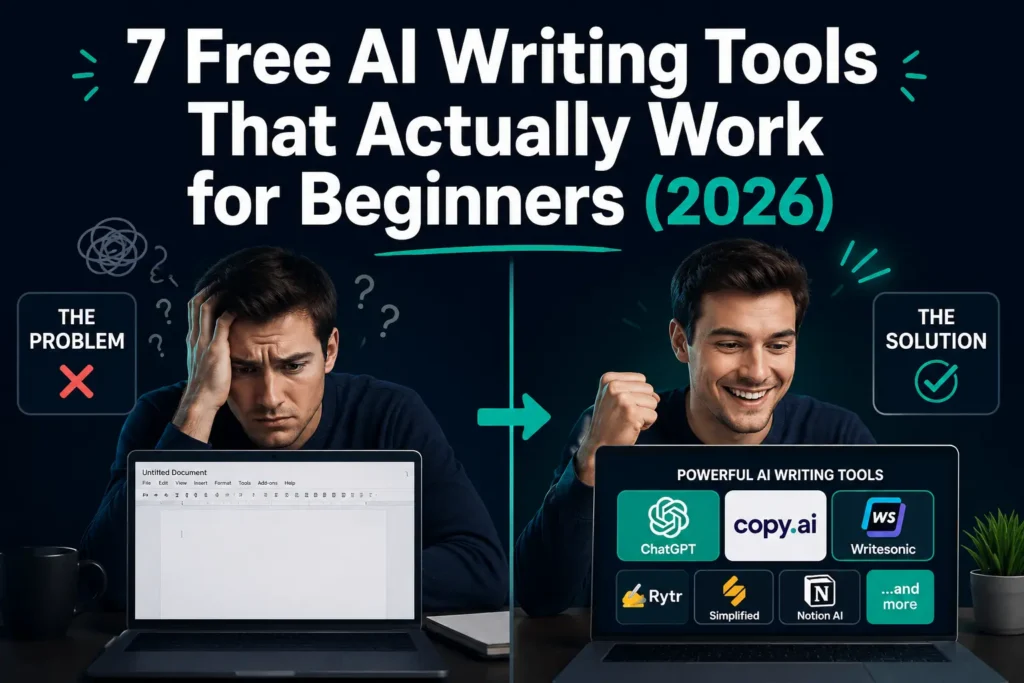 best free AI writing tools for beginners