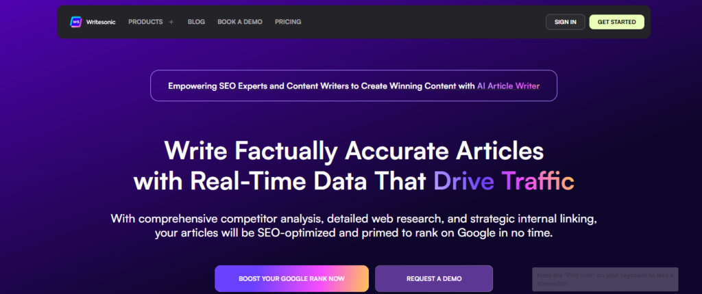 Writesonic AI Article Writer