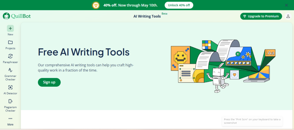 QuillBot ai writing tool